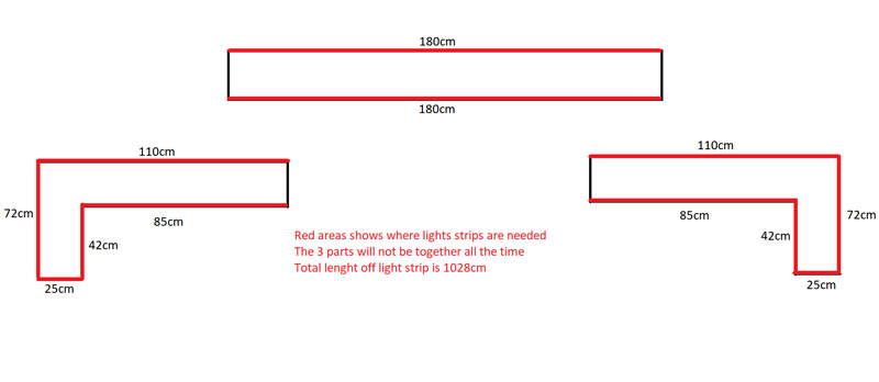 custom led lighting drawings